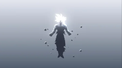 Ultra Instinct Goku 4K live wallpaper – Dragon Ball Super glowing aura