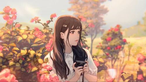 Pink blossom 4K live wallpaper – serene floral animation for spring screens