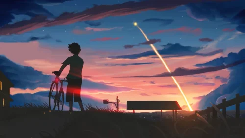 Melancholy 4K live wallpaper – serene and reflective animated scene