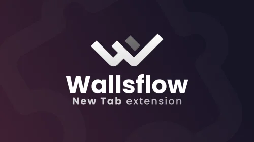 Wallsflow new tab extension