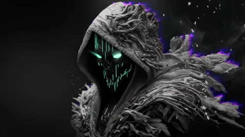 Cyber Wraith – Dark Futuristic Live Wallpaper