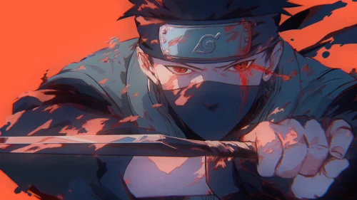 Bloody Resolve – Kakashi Hatake Animated Live Wallpaper for Desktop