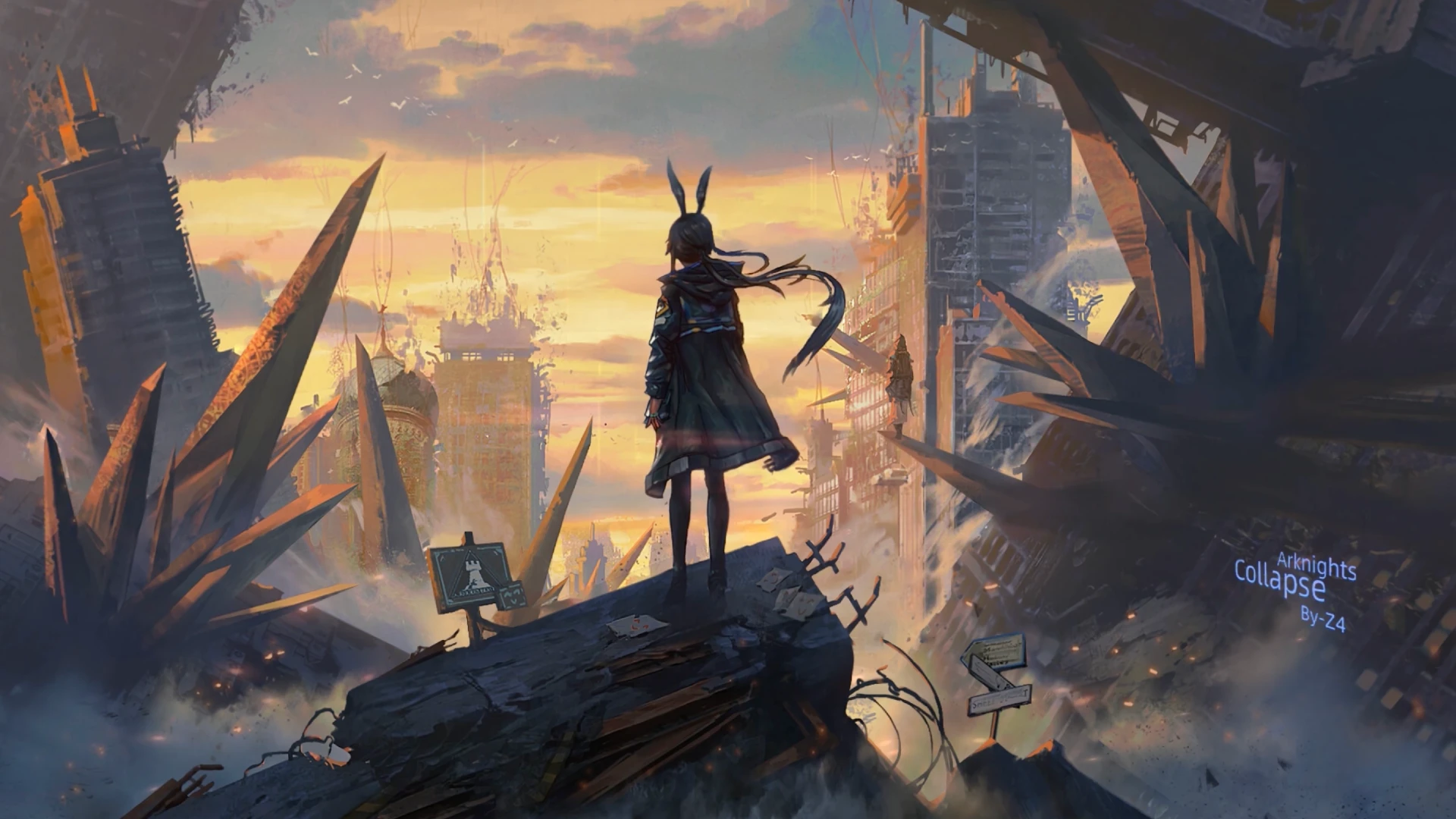 Arknights Collapse live wallpaper for desktop