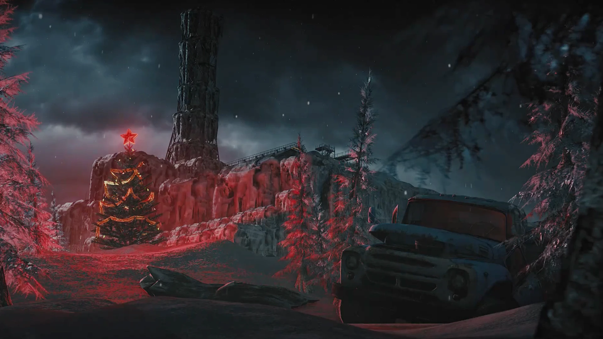 New Year Zone Stalker live wallpaper for desktop