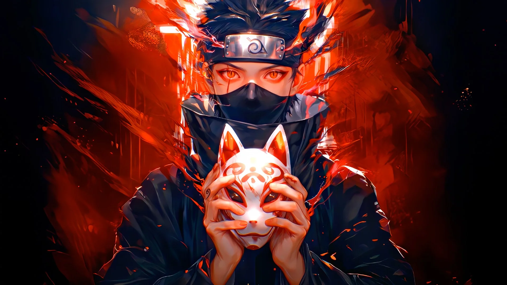 Kakashis geheime Identität Animierter Hintergrund für den Desktop