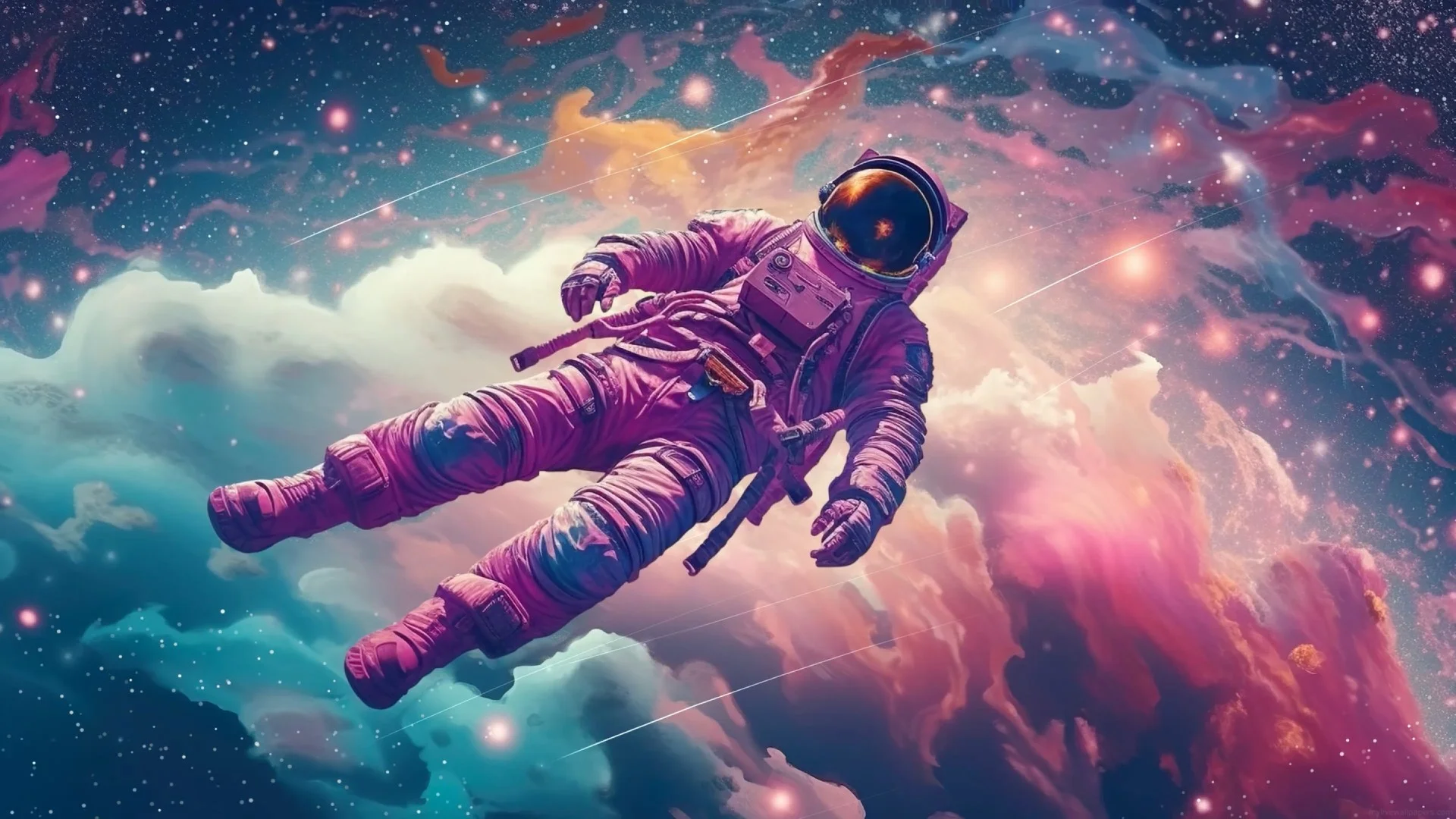 Explore the Cosmos in Vibrant Colors live wallpaper for desktop
