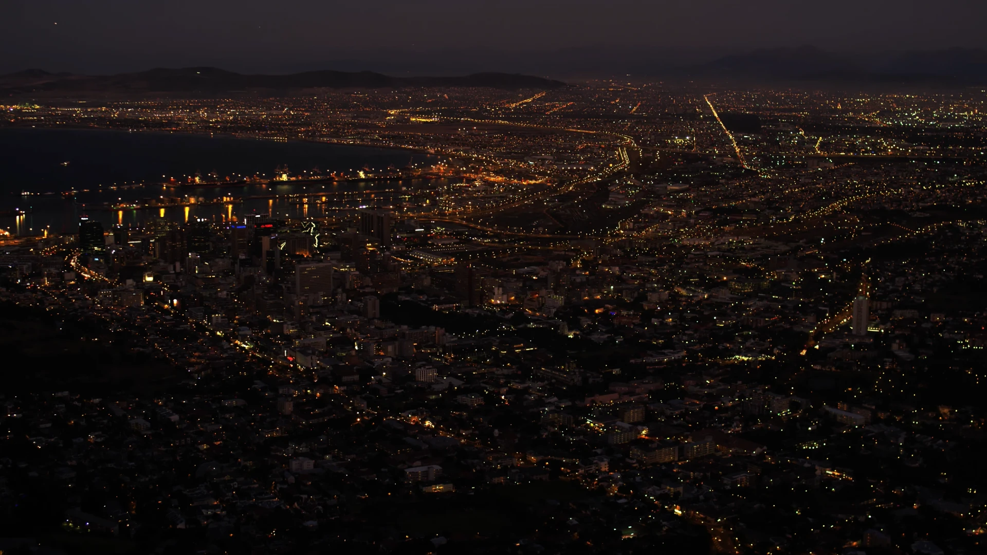 Cape Town Night View live wallpaper for desktop