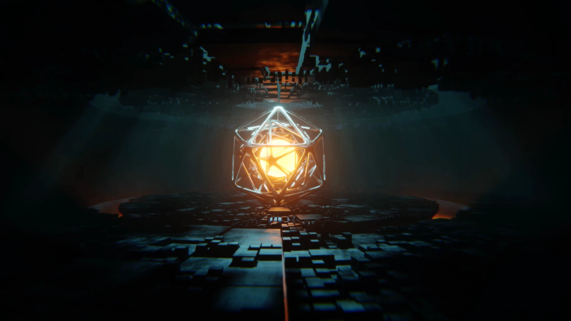 Sci-Fi Energy Core live wallpaper for desktop