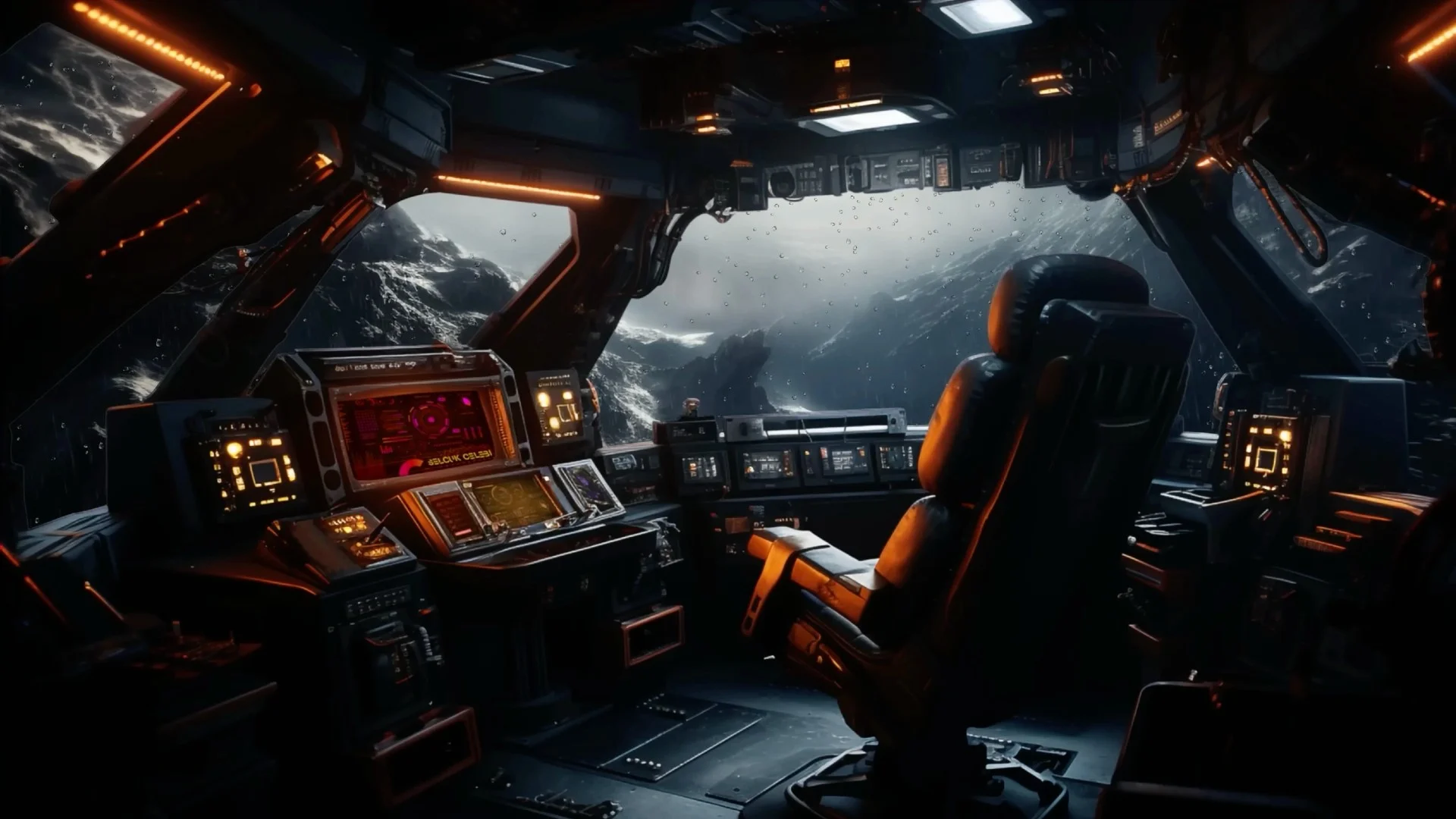 Starship Bridge live wallpaper for desktop