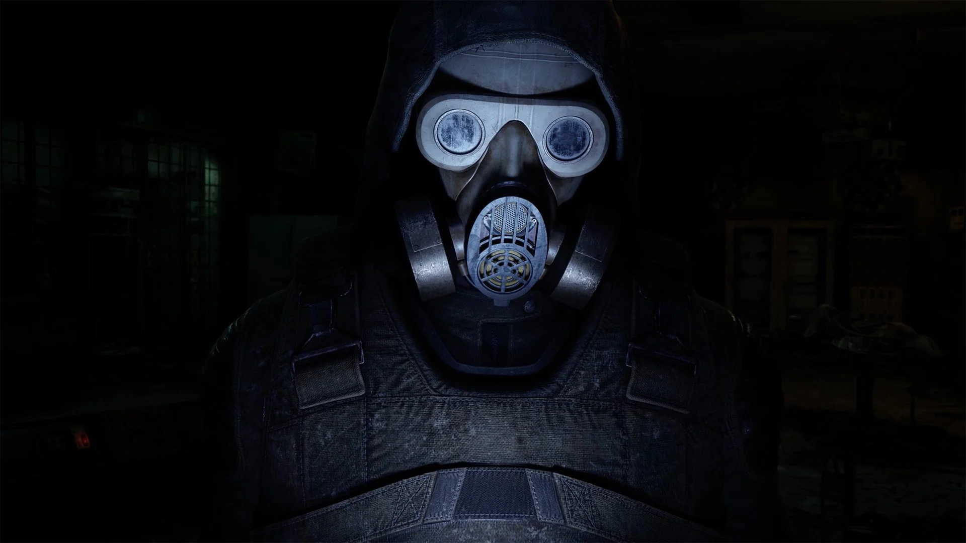 STALKER Gas Mask Soldier live wallpaper for desktop