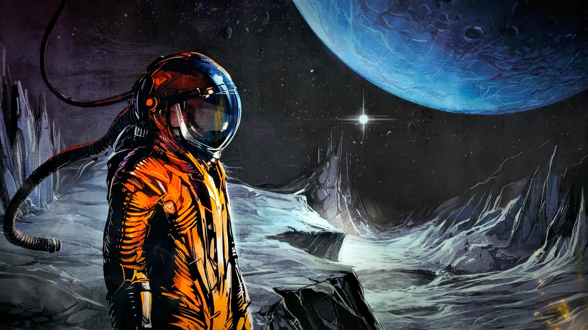 Cosmic Explorer live wallpaper for desktop