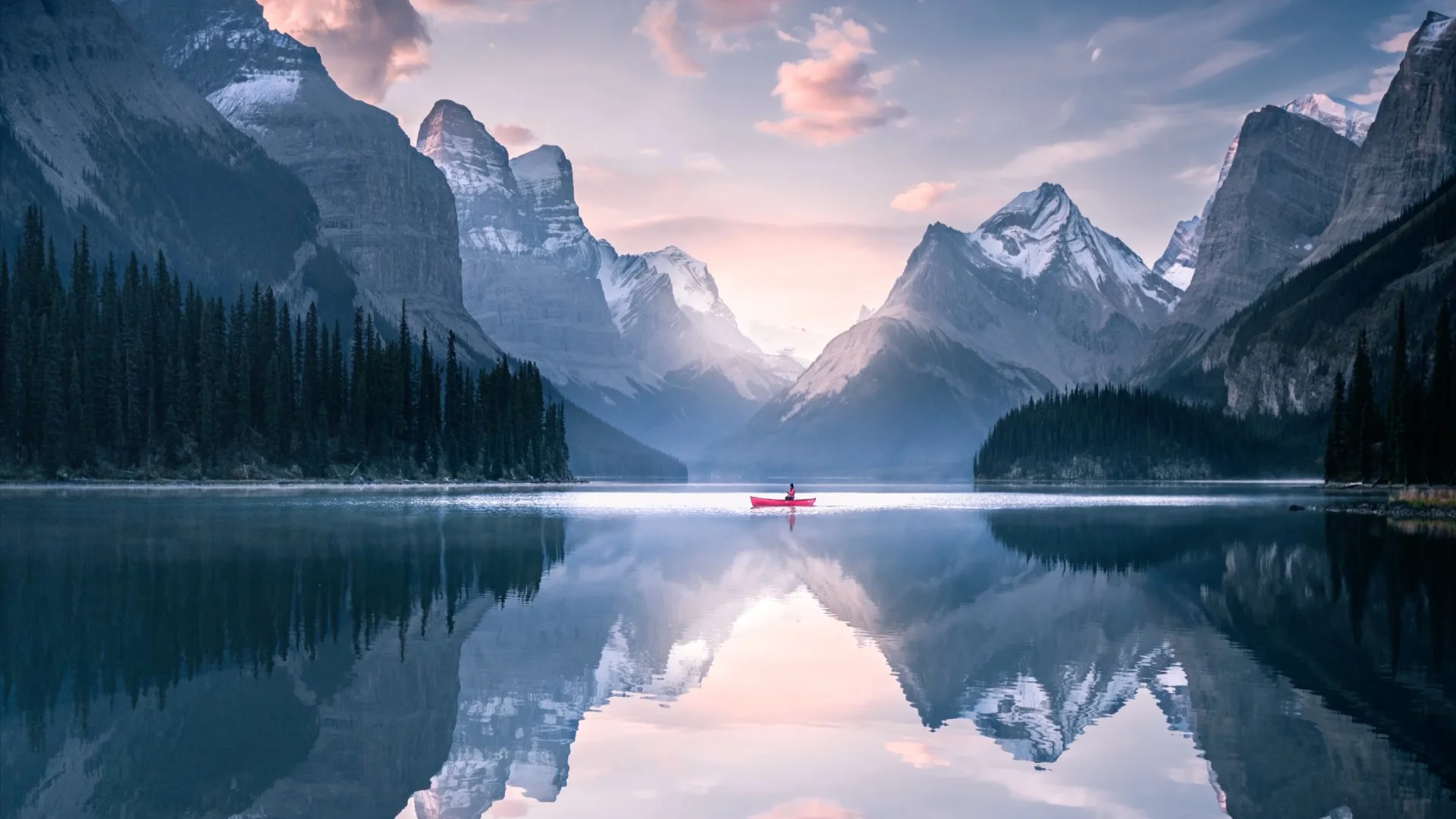 Serene Mountain Lake live wallpaper for desktop