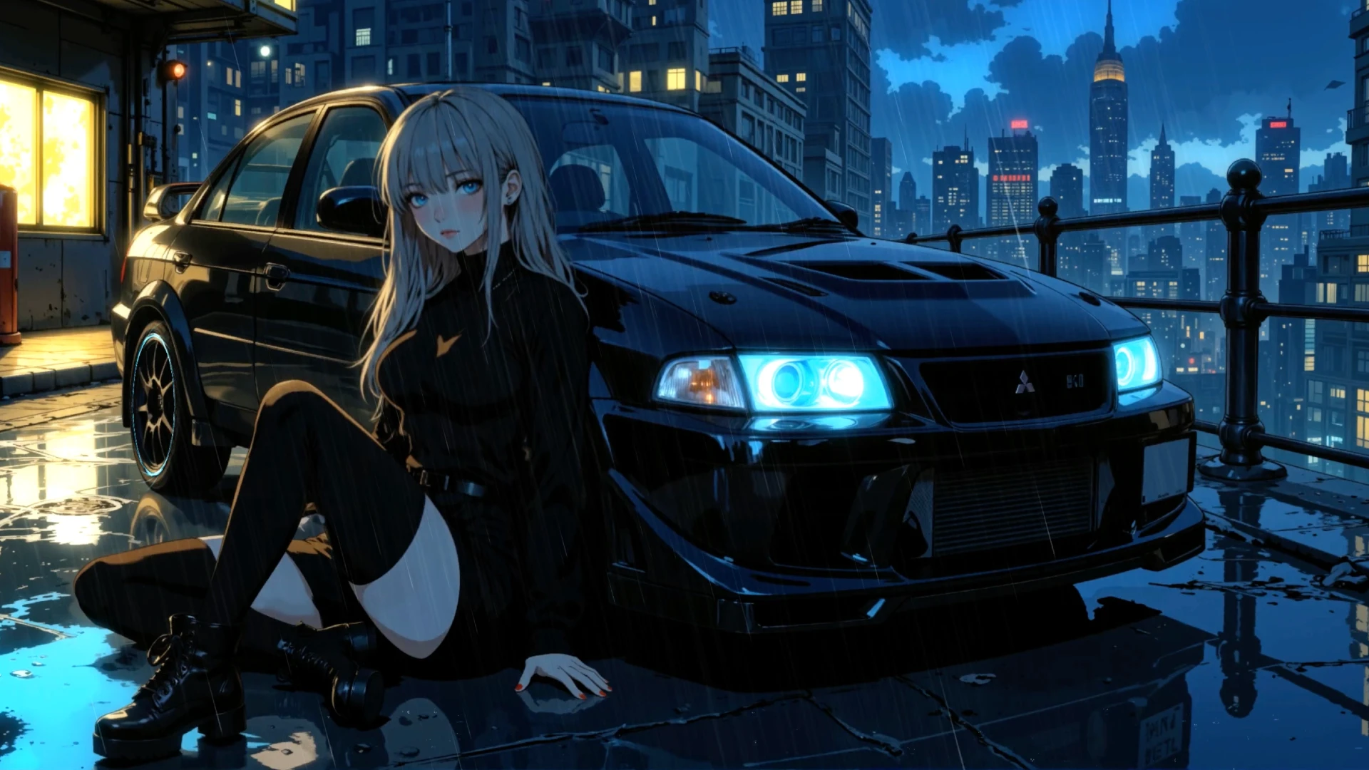 The Midnight Duo - Evo VI live wallpaper for desktop