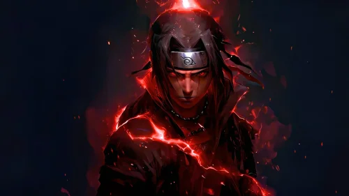 Itachi Uchiha  Eternal Flame Download Live Wallpaper
