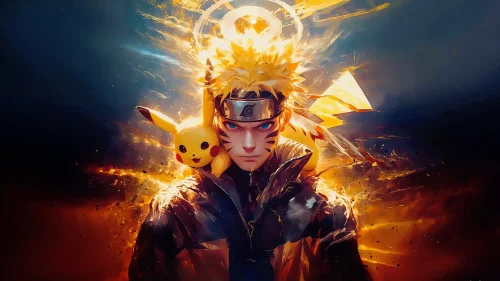 Naruto and Pikachu Download Live Wallpaper