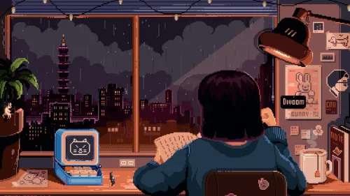 Lo-Fi Study Session Download Live Wallpaper
