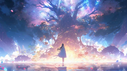 Celestial Tree of Dreams Download Live Wallpaper