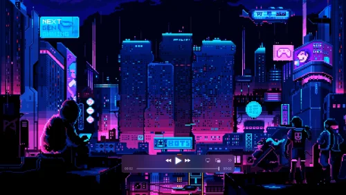 Neon City Download Live Wallpaper