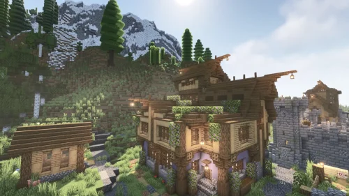 Minecraft House Download Live Wallpaper