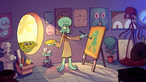 Squidward Bold and Brash Download Live Wallpaper