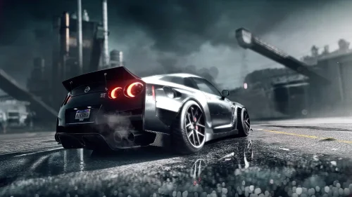 Nissan GT-R R35 - Need for Speed Racing Aesthetic Download Live Wallpaper