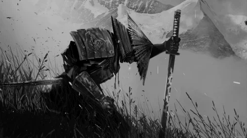 Honor Of A Samurai Monochrome Download Live Wallpaper