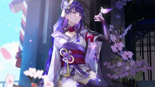 Genshin Strike – Raiden Shogun Download Live Wallpaper