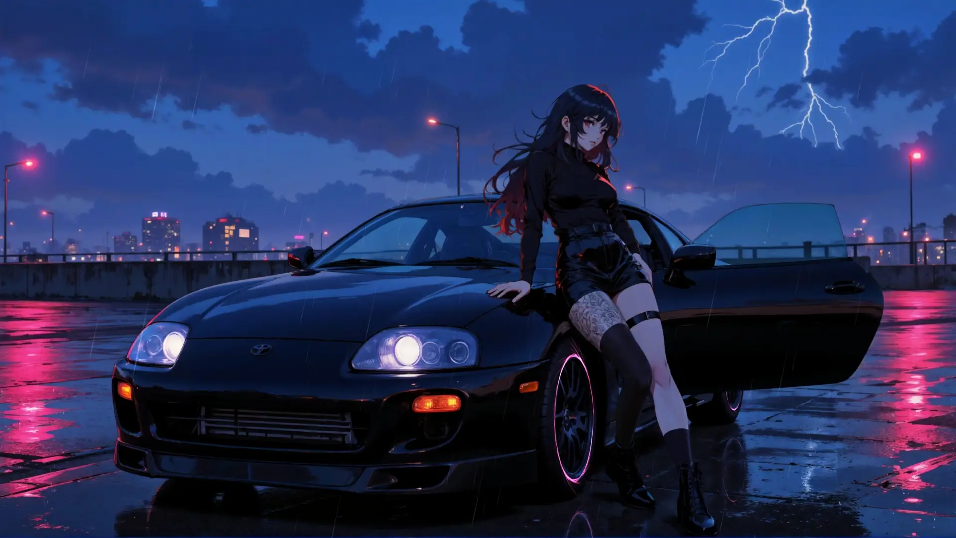 Toyota Supra Turbo A80 live wallpaper for desktop