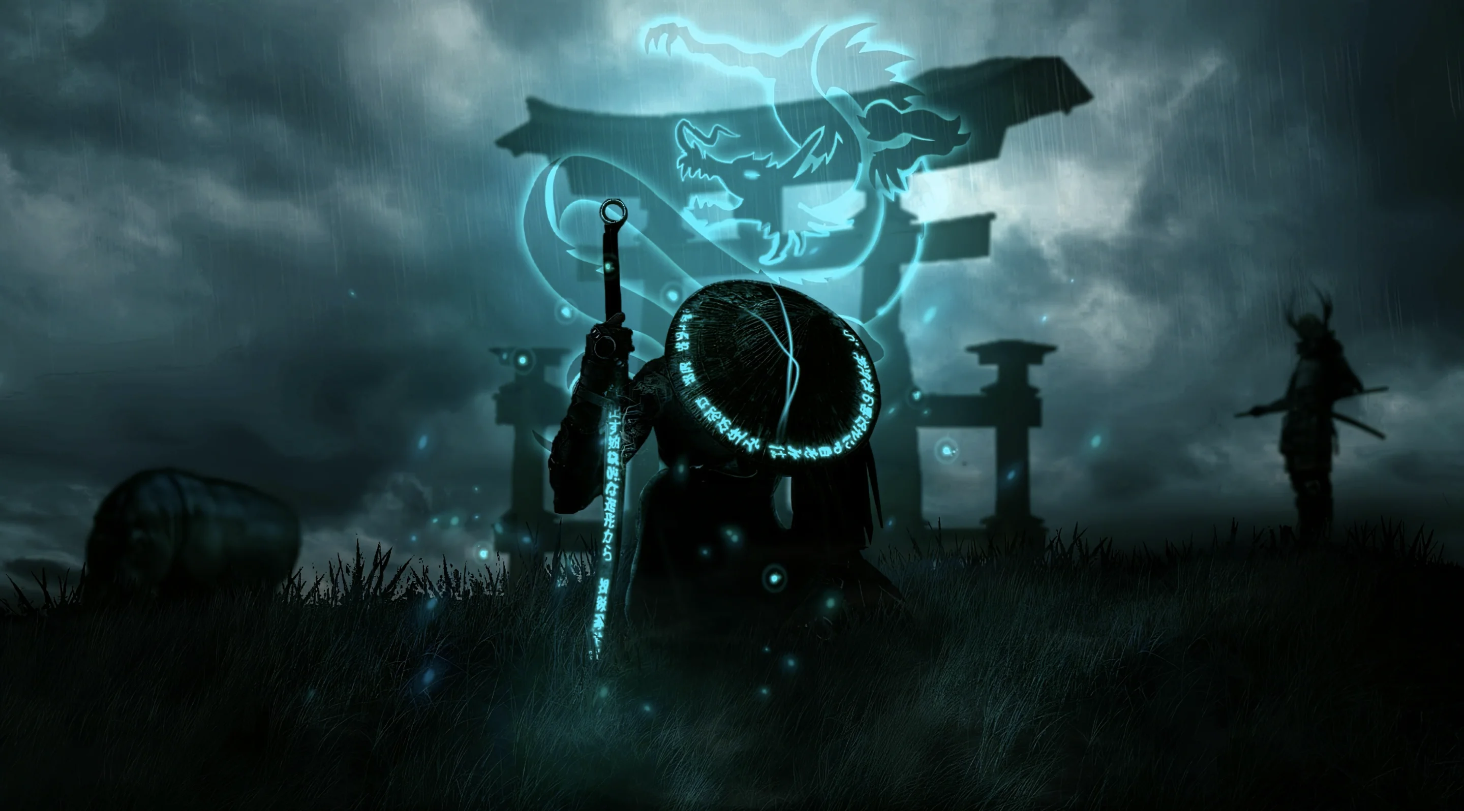 Dragon Samurai live wallpaper for desktop