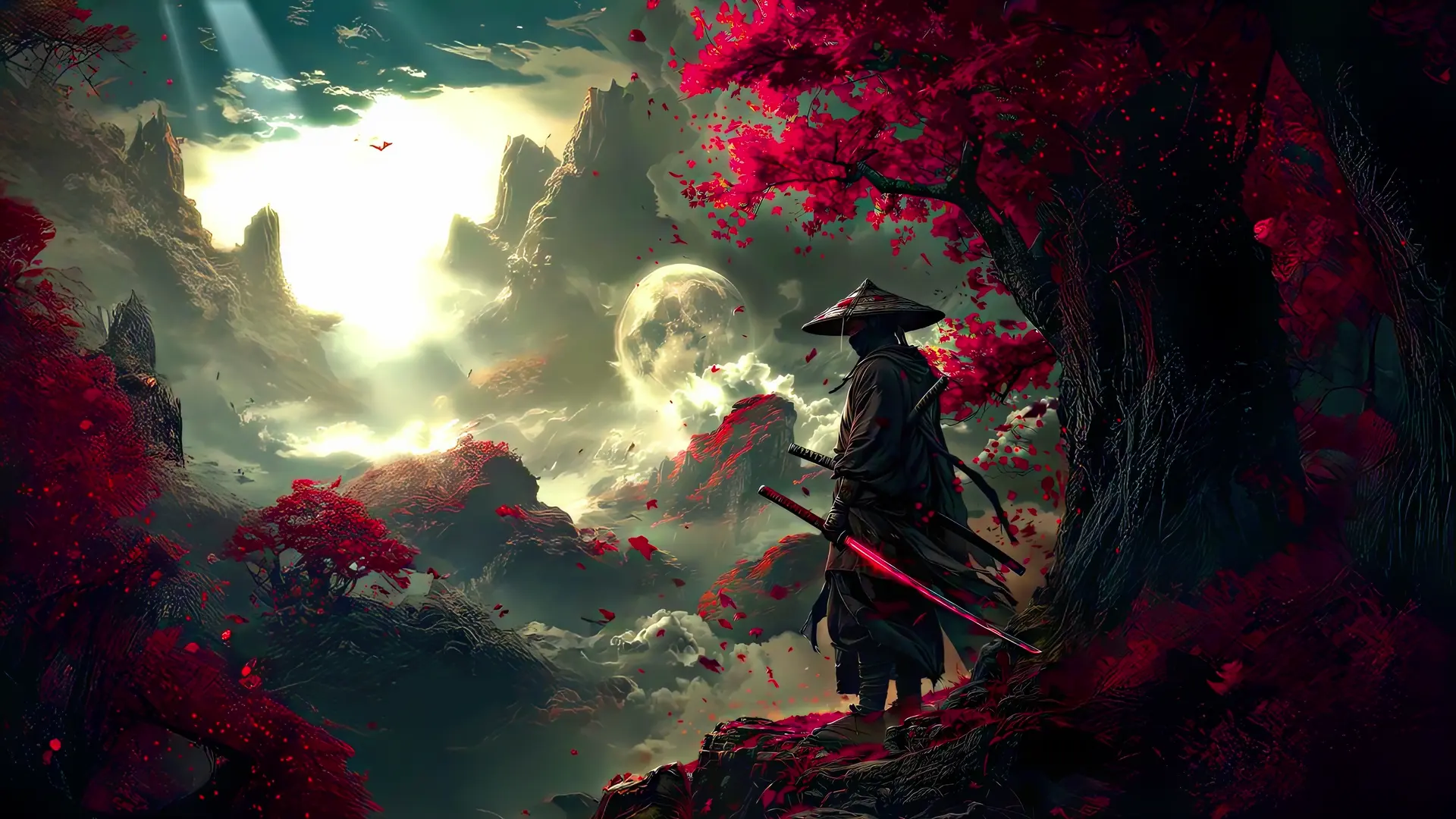 Samurai of the Red Lands live wallpaper for desktop