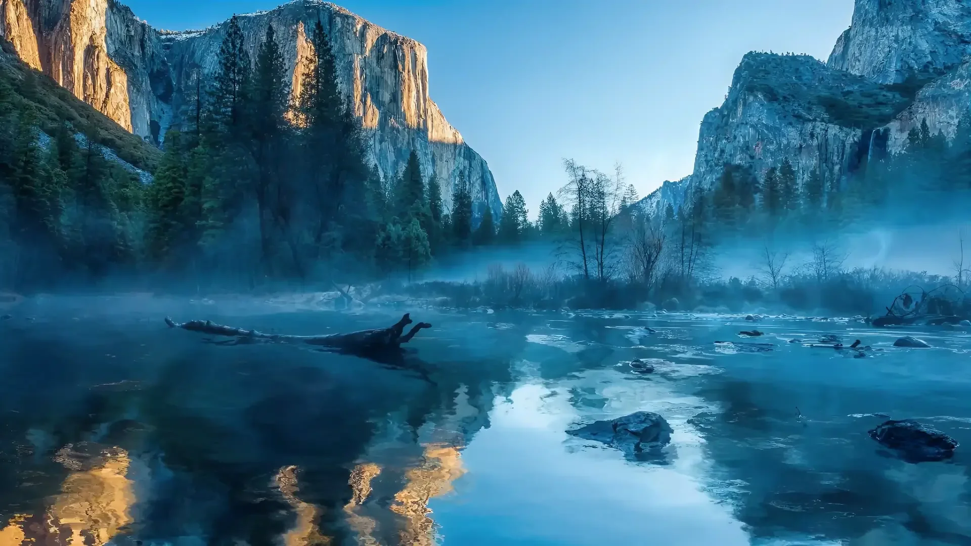 Crystal Blue Lake live wallpaper for desktop