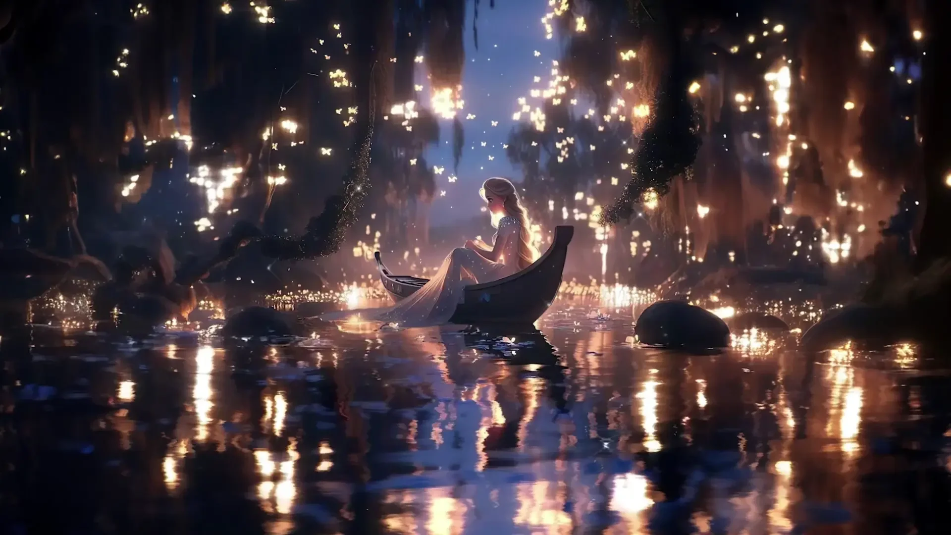 Whispering Lights live wallpaper for desktop