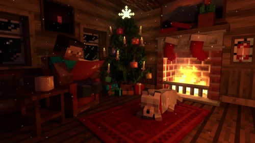 Minecraft Christmas Download Live Wallpaper