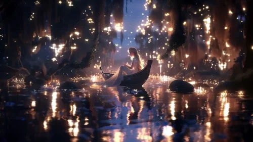 Whispering Lights live wallpaper for desktop