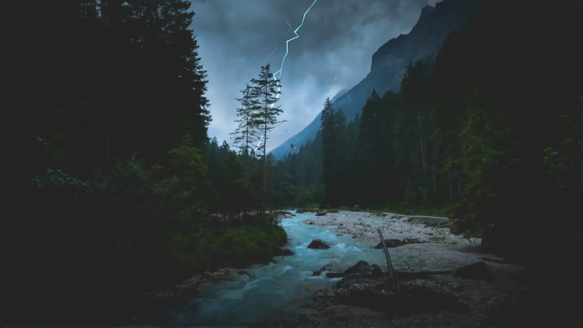 Stormbound River live wallpaper for desktop