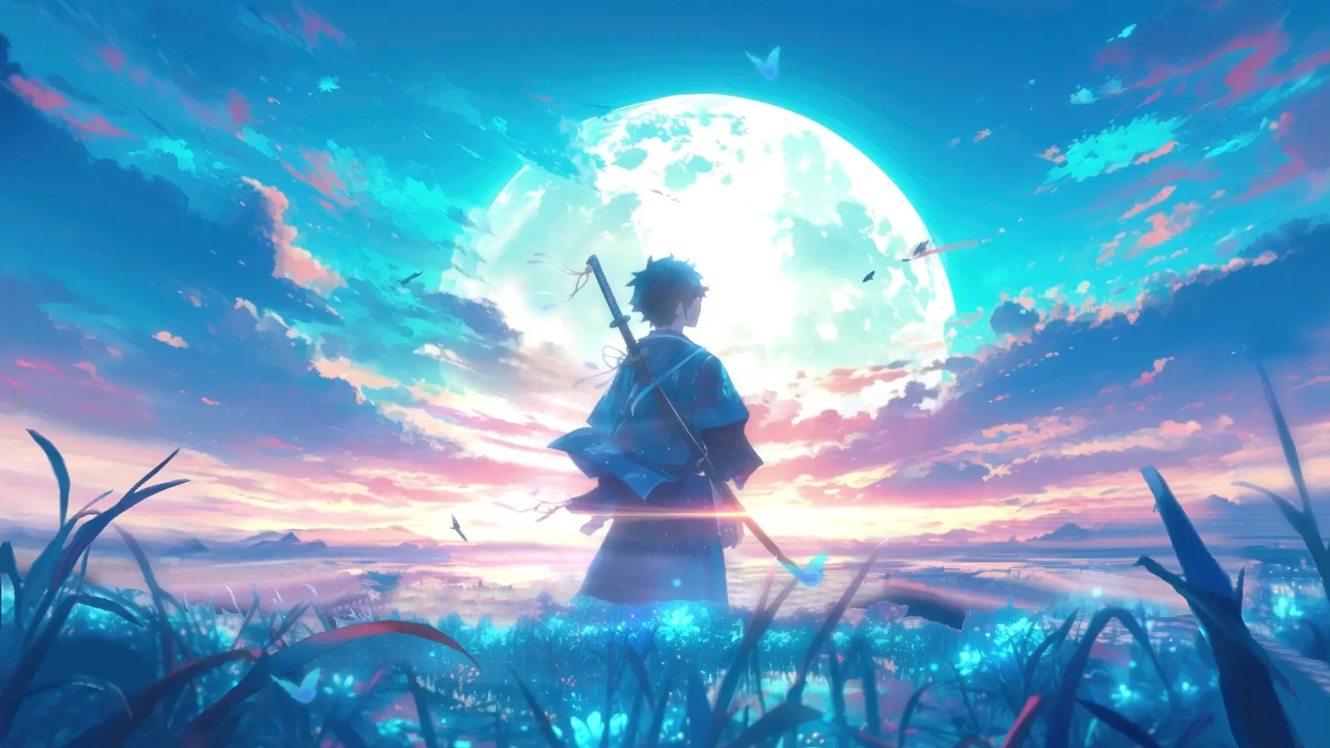 Moonlit Blade live wallpaper for desktop