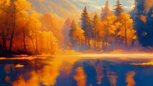 Still Waters of Fall Download Live Wallpaper