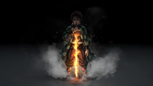 Flaming Blade Warrior Download Live Wallpaper