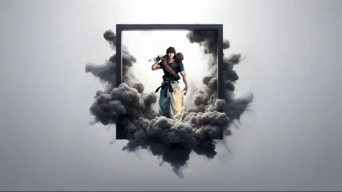 Framed Warrior Awakening live wallpaper for desktop