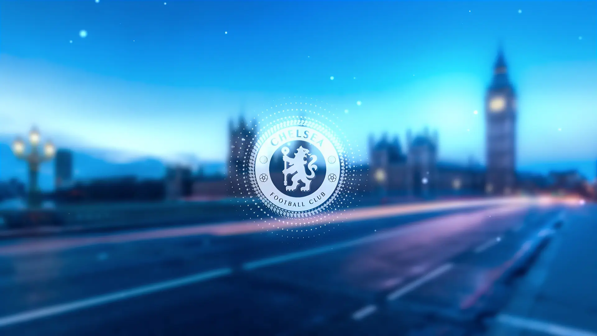 Chelsea FC Night Glow live wallpaper for desktop