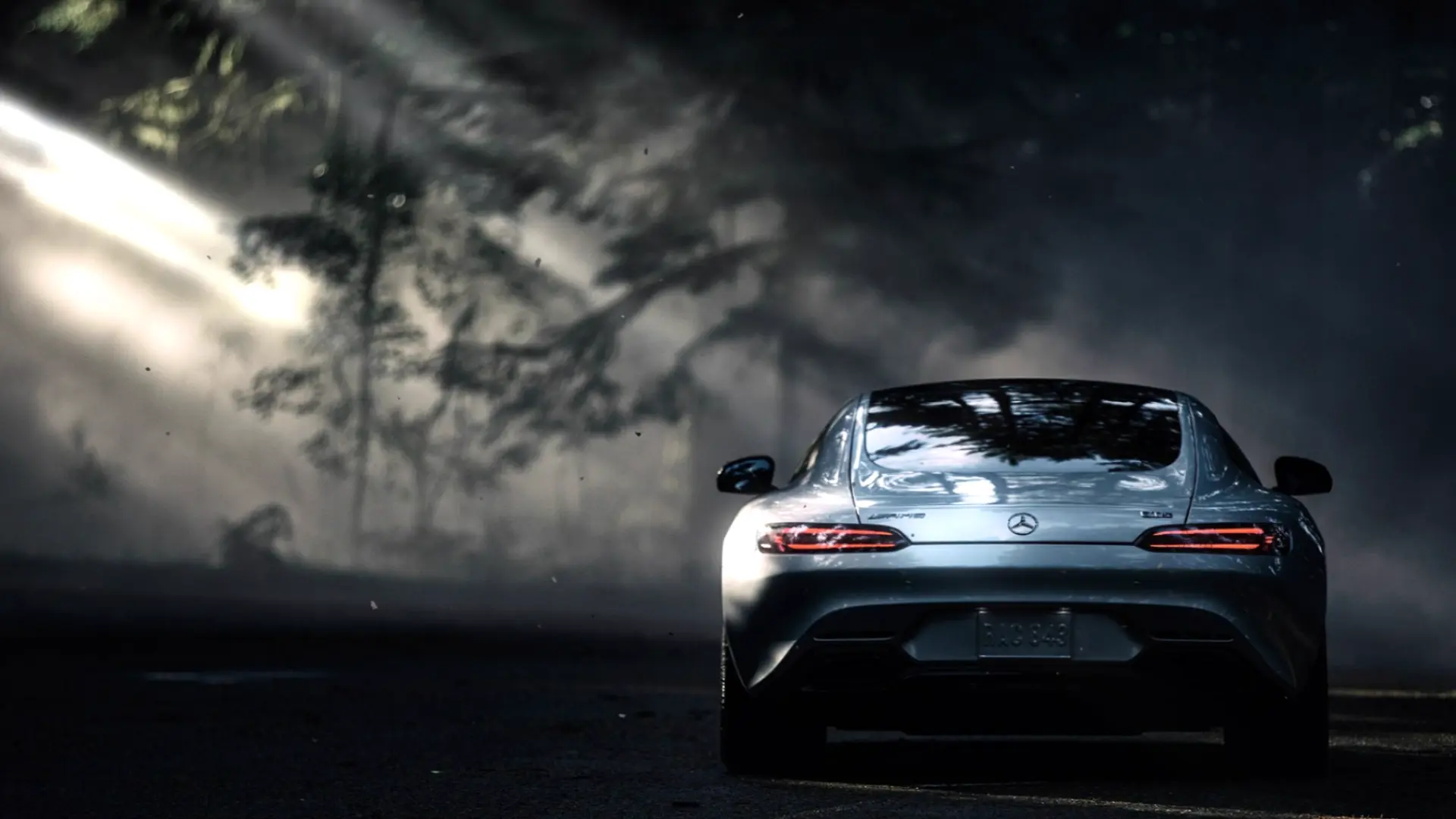 Mercedes AMG Night Drive live wallpaper for desktop