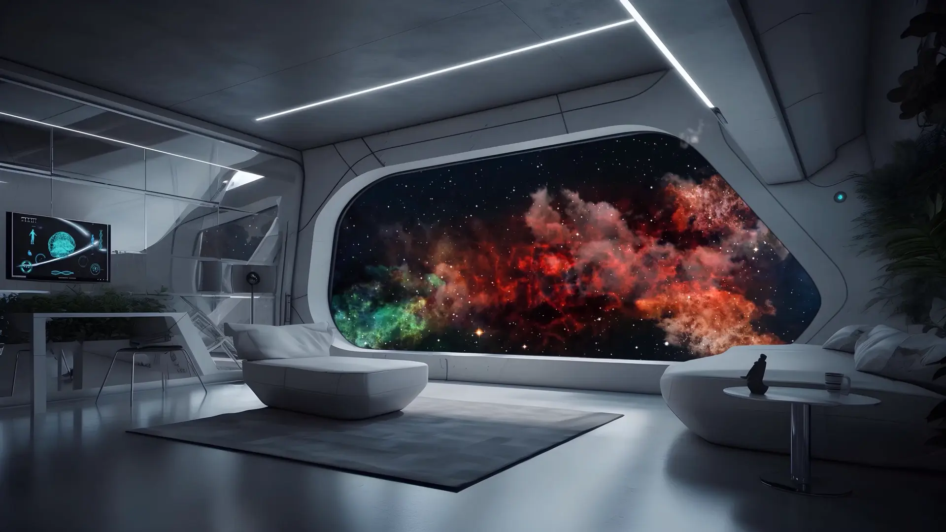 Future Living Among the Stars live wallpaper for desktop