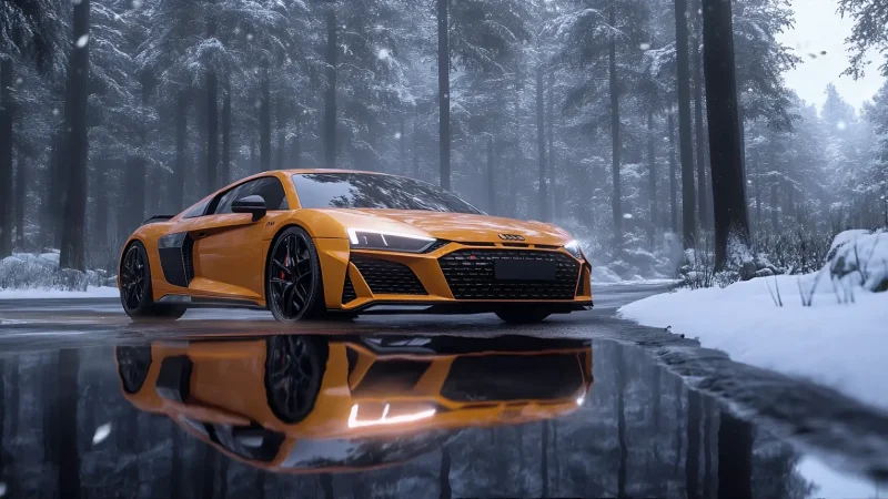Audi R8 Winter Drive