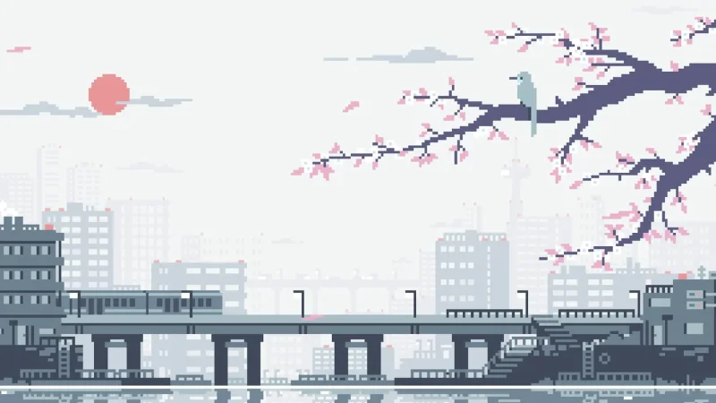 Pixel Sakura City