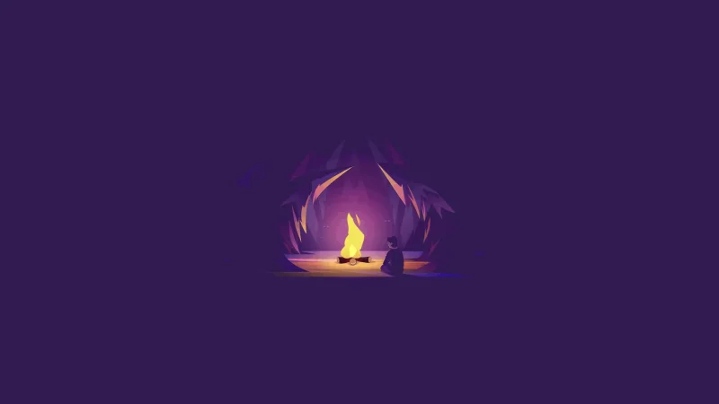 Quiet Campfire Night