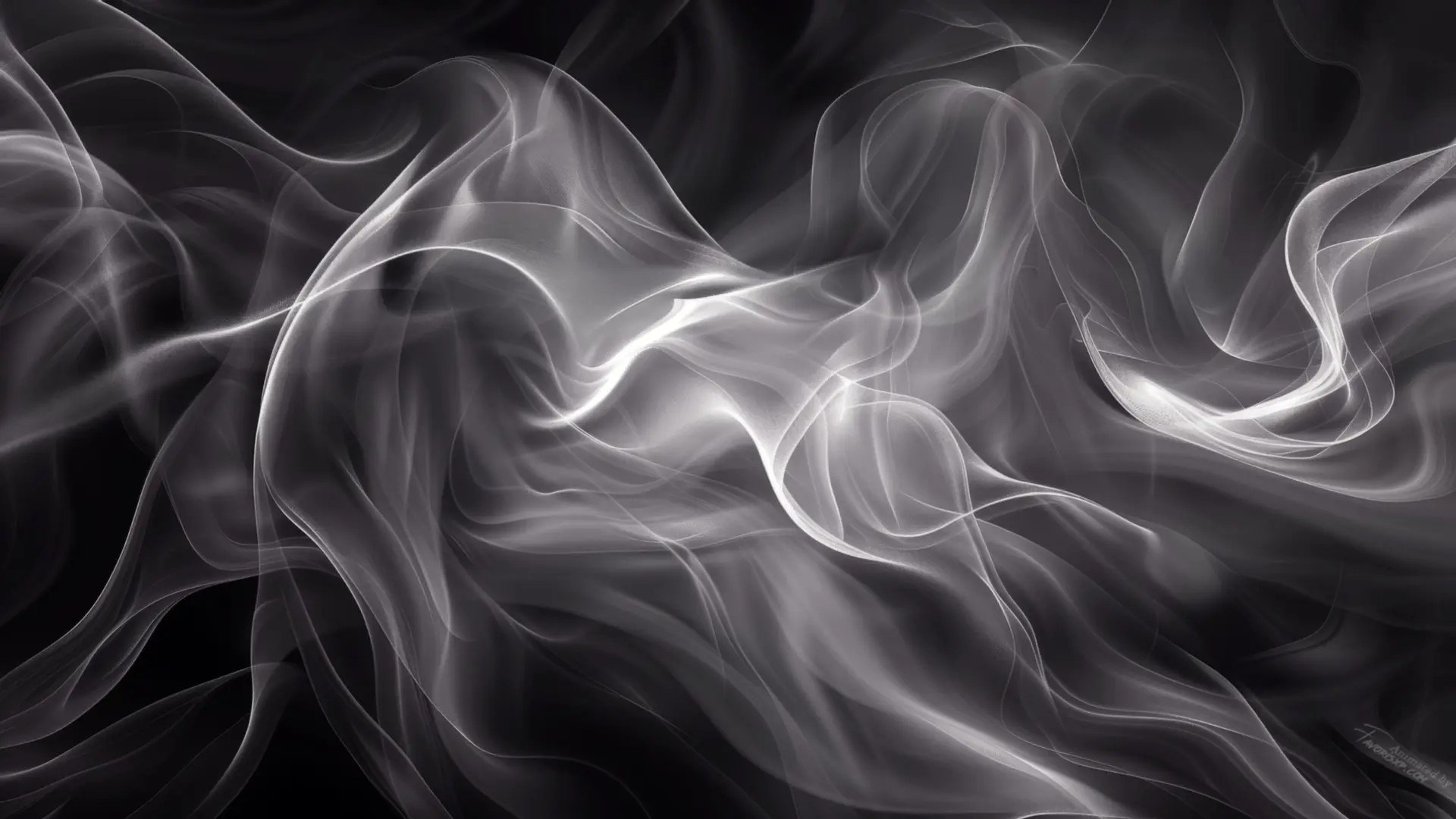 Ethereal White Smoke Flow live wallpaper for desktop
