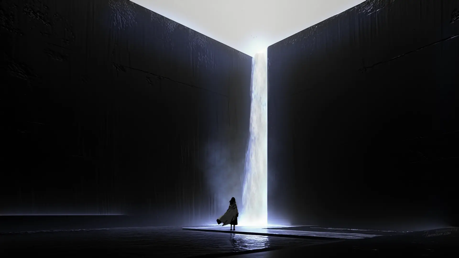 Mystical Gateway Waterfall live wallpaper for desktop