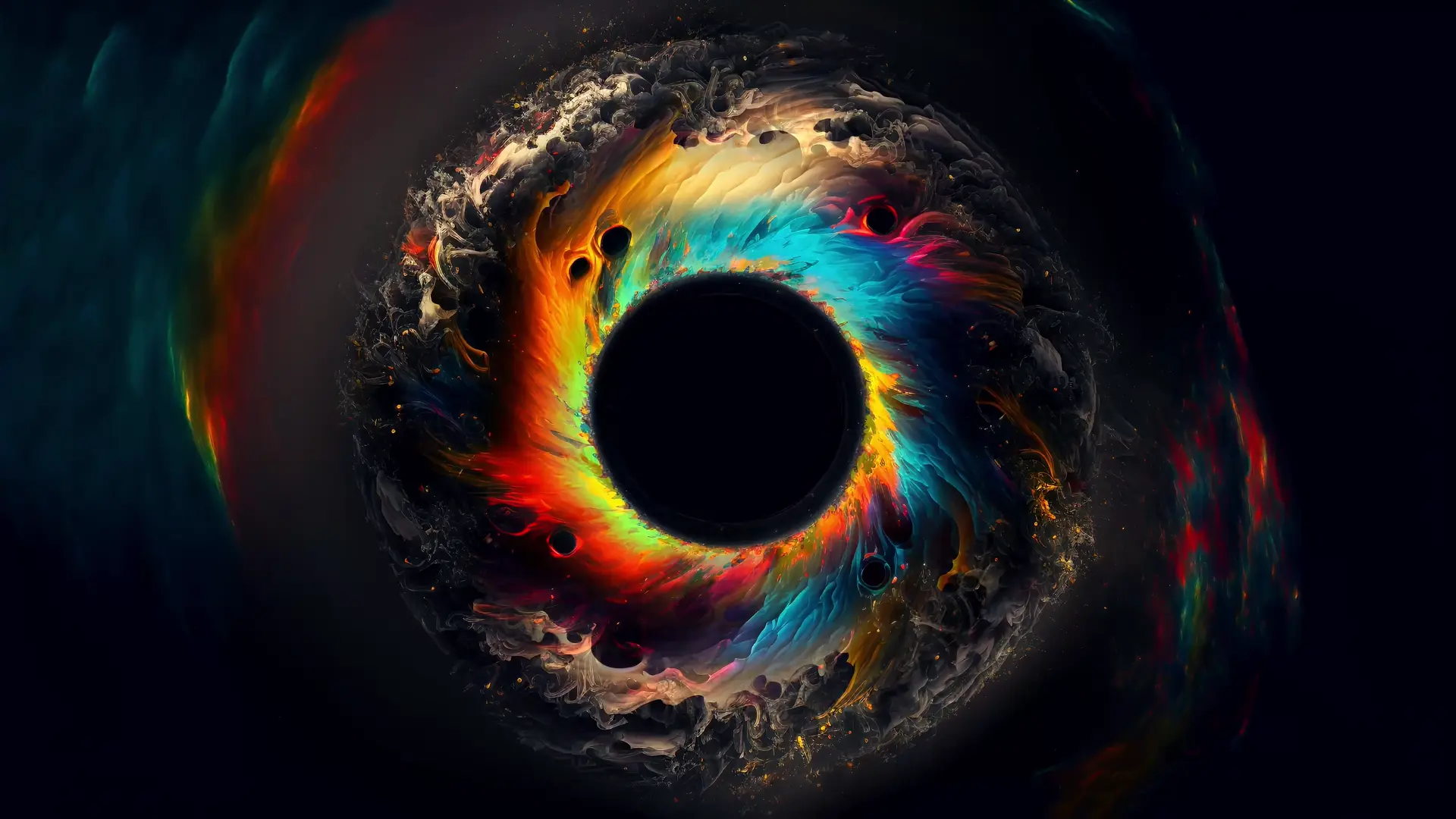 Abstract Black Hole live wallpaper for desktop
