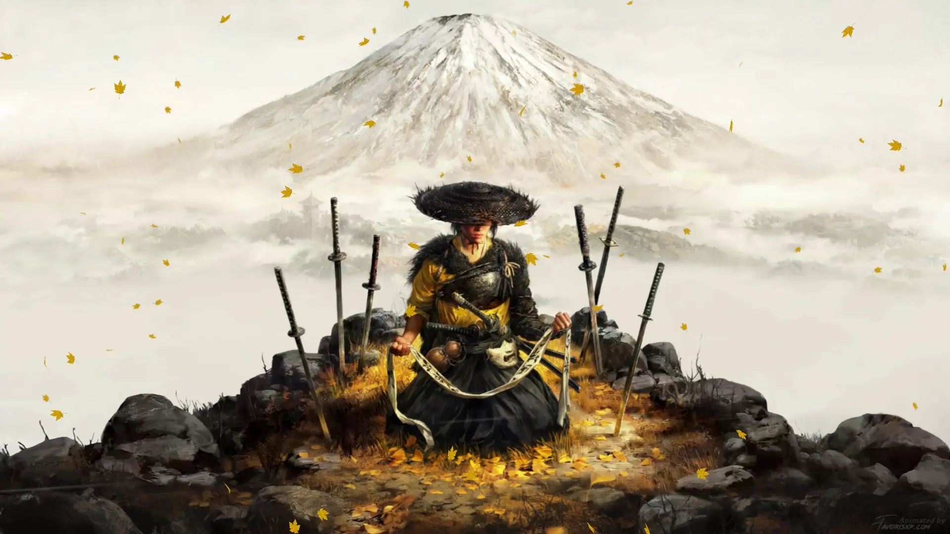 Key Art Ghost of Yōtei live wallpaper for desktop