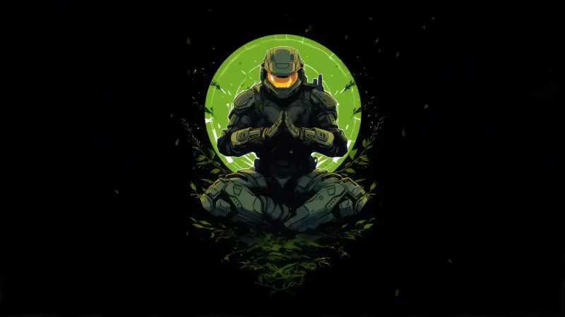 Halo Master Chief Zen Meditation